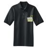 Heavyweight Cotton Pique Polo with Pocket Thumbnail