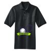 Heavyweight Cotton Pique Polo with Pocket Thumbnail
