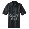 Heavyweight Cotton Pique Polo with Pocket Thumbnail
