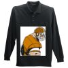 Long Sleeve Silk Touch Polo with Pocket Thumbnail
