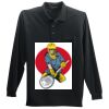 Long Sleeve Silk Touch Polo with Pocket Thumbnail