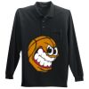 Long Sleeve Silk Touch Polo with Pocket Thumbnail