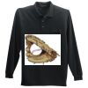 Long Sleeve Silk Touch Polo with Pocket Thumbnail