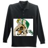 Long Sleeve Silk Touch Polo with Pocket Thumbnail