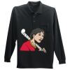 Long Sleeve Silk Touch Polo with Pocket Thumbnail