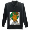 Long Sleeve Silk Touch Polo with Pocket Thumbnail
