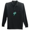 Long Sleeve Silk Touch Polo with Pocket Thumbnail