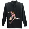 Long Sleeve Silk Touch Polo with Pocket Thumbnail