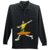 Long Sleeve Silk Touch Polo with Pocket Thumbnail