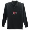 Long Sleeve Silk Touch Polo with Pocket Thumbnail