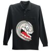Long Sleeve Silk Touch Polo with Pocket Thumbnail