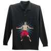 Long Sleeve Silk Touch Polo with Pocket Thumbnail