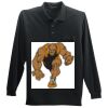 Long Sleeve Silk Touch Polo with Pocket Thumbnail