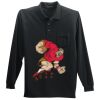 Long Sleeve Silk Touch Polo with Pocket Thumbnail