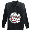 Long Sleeve Silk Touch Polo with Pocket Thumbnail