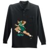 Long Sleeve Silk Touch Polo with Pocket Thumbnail