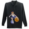 Long Sleeve Silk Touch Polo with Pocket Thumbnail