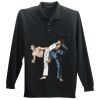 Long Sleeve Silk Touch Polo with Pocket Thumbnail