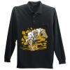 Long Sleeve Silk Touch Polo with Pocket Thumbnail