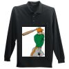 Long Sleeve Silk Touch Polo with Pocket Thumbnail
