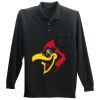 Long Sleeve Silk Touch Polo with Pocket Thumbnail