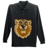 Long Sleeve Silk Touch Polo with Pocket Thumbnail