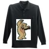 Long Sleeve Silk Touch Polo with Pocket Thumbnail