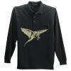 Long Sleeve Silk Touch Polo with Pocket Thumbnail