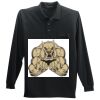 Long Sleeve Silk Touch Polo with Pocket Thumbnail