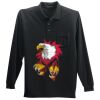 Long Sleeve Silk Touch Polo with Pocket Thumbnail