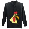 Long Sleeve Silk Touch Polo with Pocket Thumbnail