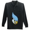 Long Sleeve Silk Touch Polo with Pocket Thumbnail