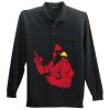 Long Sleeve Silk Touch Polo with Pocket Thumbnail