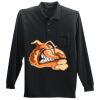Long Sleeve Silk Touch Polo with Pocket Thumbnail
