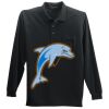 Long Sleeve Silk Touch Polo with Pocket Thumbnail