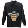 Long Sleeve Silk Touch Polo with Pocket Thumbnail