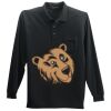Long Sleeve Silk Touch Polo with Pocket Thumbnail