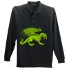 Long Sleeve Silk Touch Polo with Pocket Thumbnail