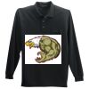 Long Sleeve Silk Touch Polo with Pocket Thumbnail