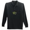 Long Sleeve Silk Touch Polo with Pocket Thumbnail