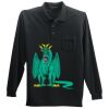 Long Sleeve Silk Touch Polo with Pocket Thumbnail