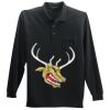 Long Sleeve Silk Touch Polo with Pocket Thumbnail