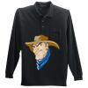 Long Sleeve Silk Touch Polo with Pocket Thumbnail