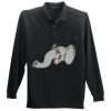 Long Sleeve Silk Touch Polo with Pocket Thumbnail