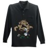 Long Sleeve Silk Touch Polo with Pocket Thumbnail