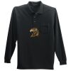 Long Sleeve Silk Touch Polo with Pocket Thumbnail
