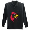 Long Sleeve Silk Touch Polo with Pocket Thumbnail