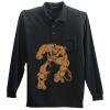 Long Sleeve Silk Touch Polo with Pocket Thumbnail