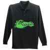 Long Sleeve Silk Touch Polo with Pocket Thumbnail