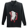 Long Sleeve Silk Touch Polo with Pocket Thumbnail